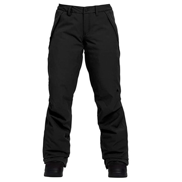NWT Burton Women's Society Winter Snow Pant Regular True Black Size S $150 7C046 - Picture 1 of 2